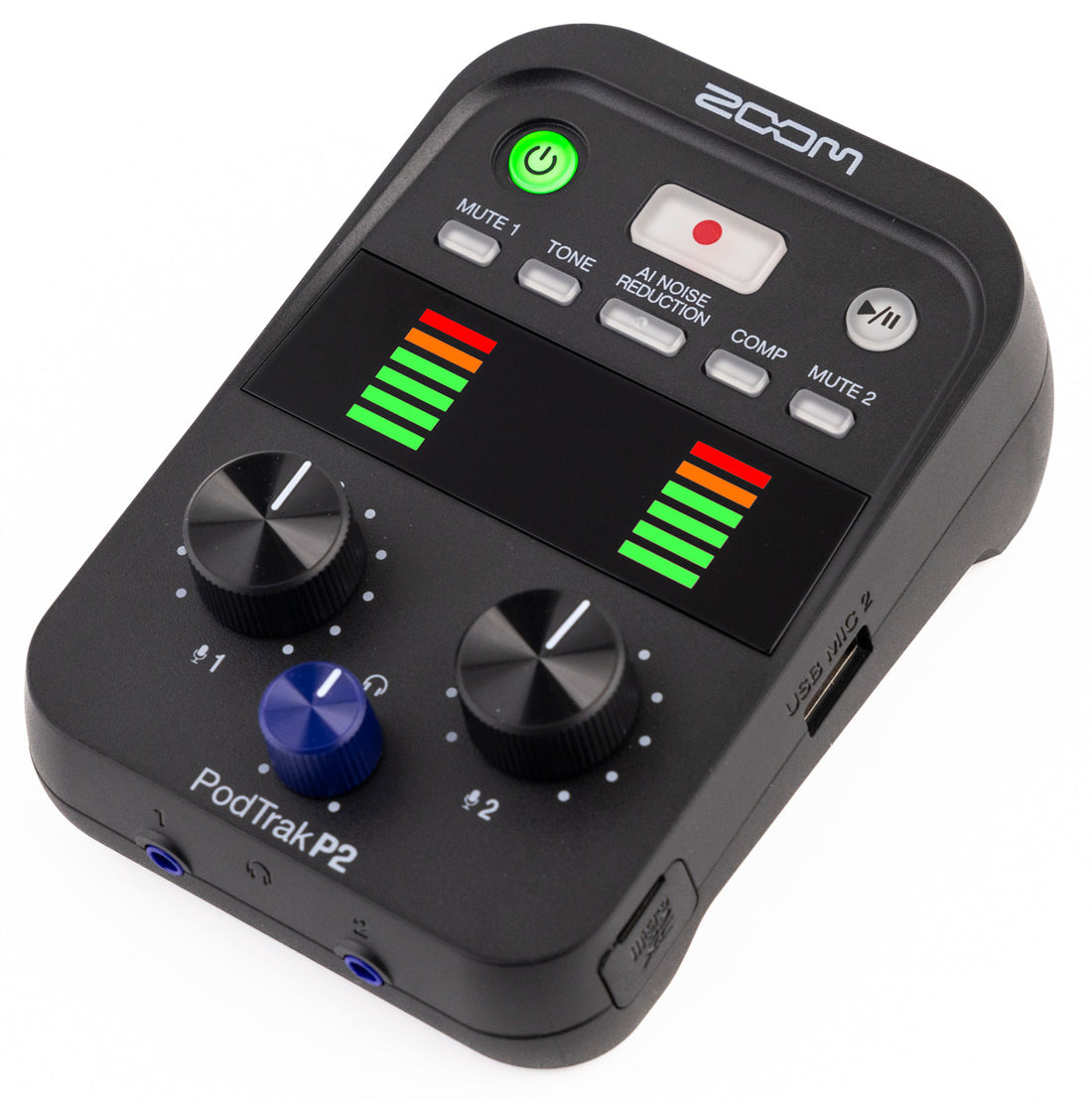 Zoom P2 Podtrak Grabador Portátil para Podcast 2