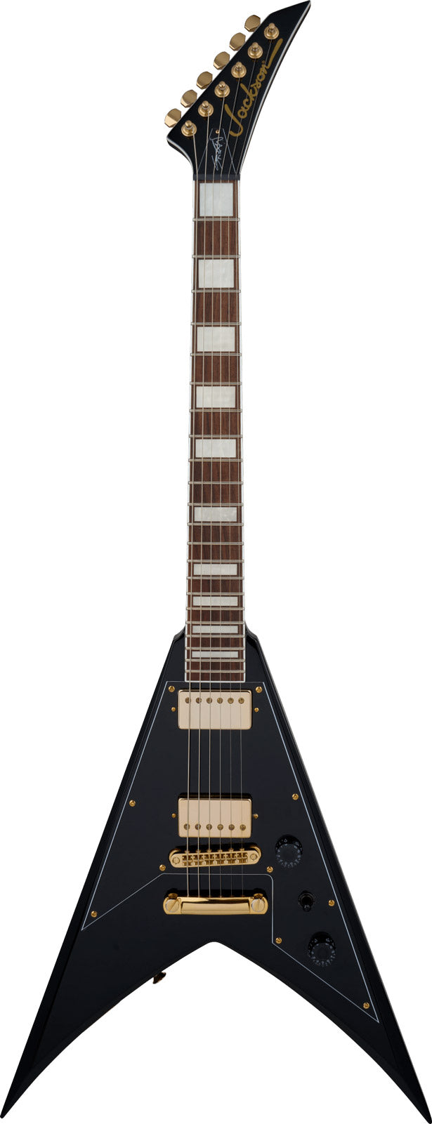 Jackson X Scott Ian King V KVXT IL Guitarra Eléctrica Gloss Black 1