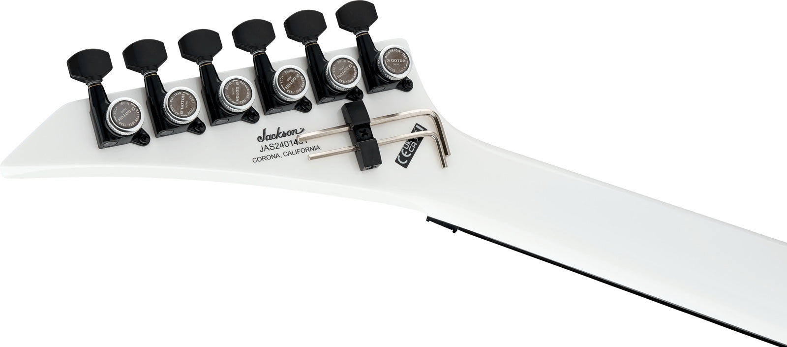 Jackson SL2DX American Series Soloist EB Guitarra Eléctrica Snow White 6