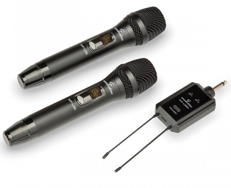 Soundsation U16HH-A1 Pocket Mic Sistema 2 Micrófono Inalámbrico UHF 1