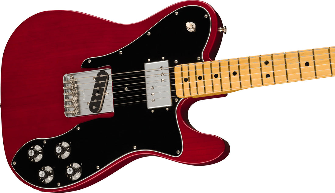 Fender American Vintage II 1977 Telecaster Custom MN Guitarra Eléctrica Wine 2