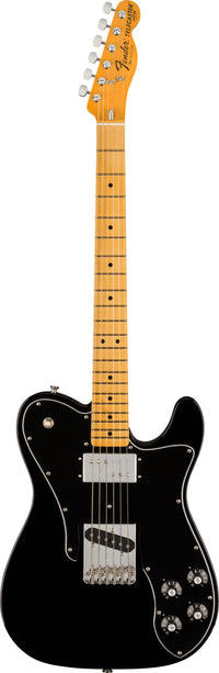 Fender American Vintage II 1977 Telecaster Custom MN Guitarra Eléctrica Negra 1