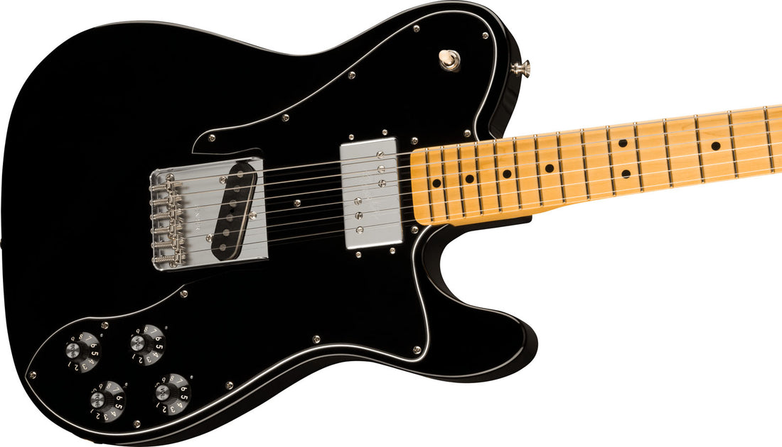 Fender American Vintage II 1977 Telecaster Custom MN Guitarra Eléctrica Negra 2