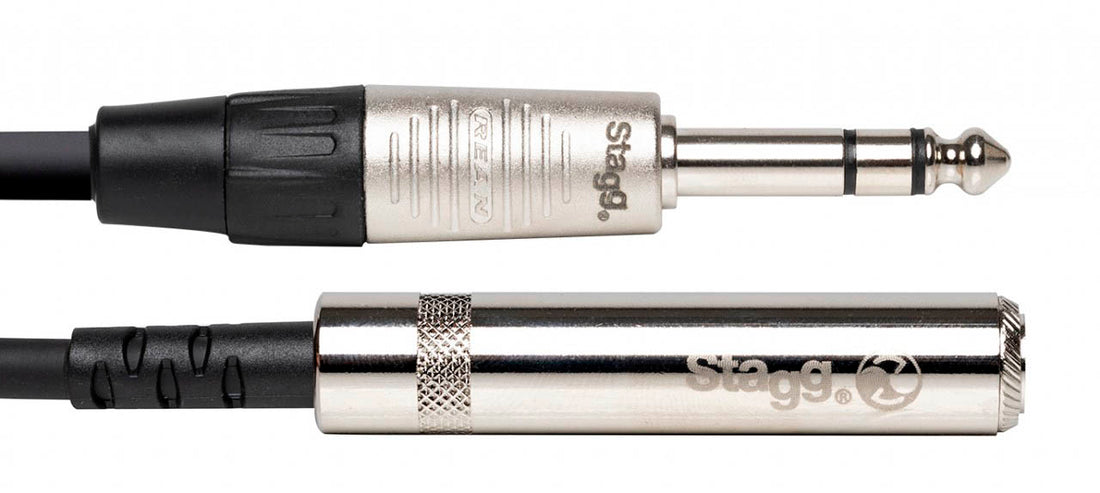 Auvisa NAC3PSJSR Cable Jack Macho Jack Hembra Estéreo tres metros 1