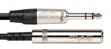Auvisa NAC3PSJSR Cable Jack Macho Jack Hembra Estéreo tres metros 1