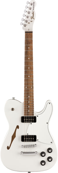 Fender JA90 Jim Adkins Telecaster Thinline IL Guitarra Eléctrica Blanca 1