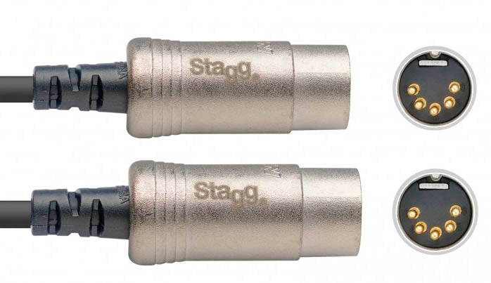 Auvisa NMD1R Cable MIDI 5 Pines 1 metro 1