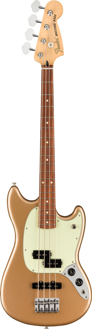 Fender Player Mustang Bass PJ PF Bajo Eléctrico Firemist Gold 1