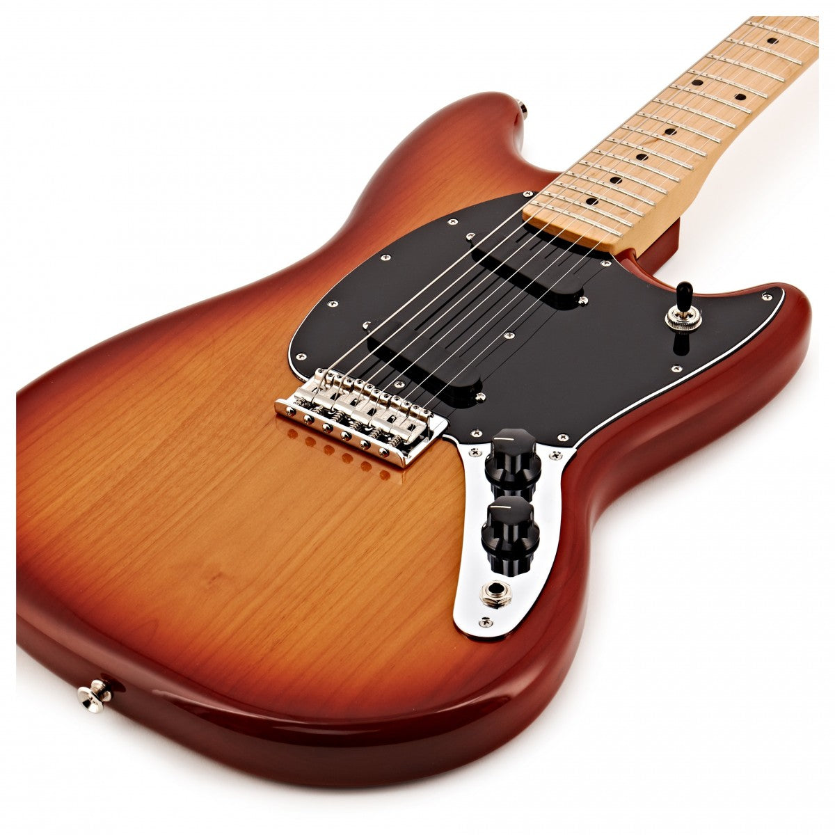 Fender Player Mustang MN Guitarra Eléctrica Sienna Sunburst 10