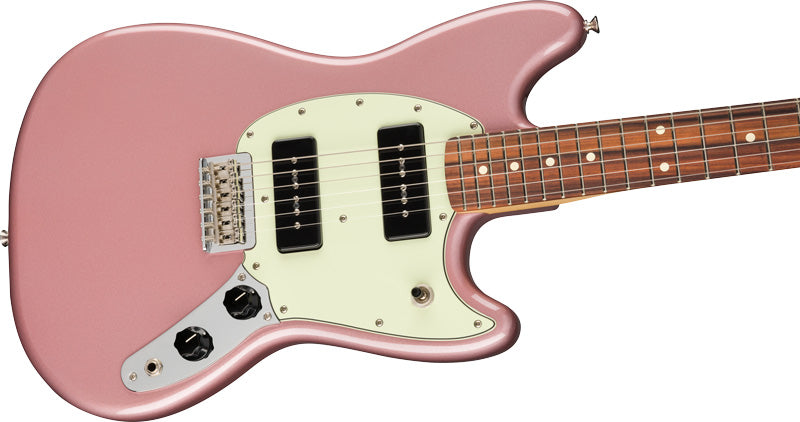 Fender Player Mustang 90 PF Guitarra Eléctrica Burgundy Mist Metallic 3