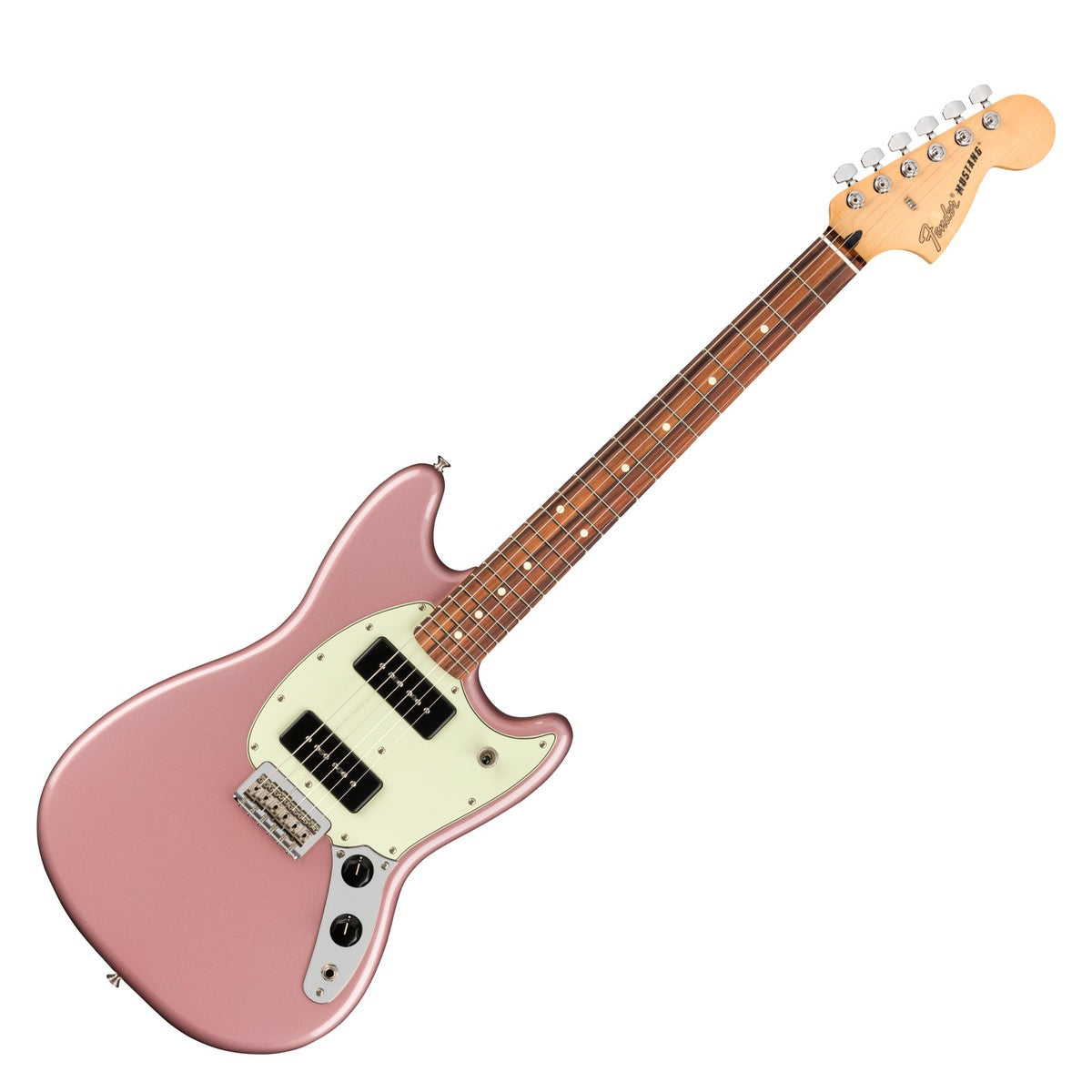 Fender Player Mustang 90 PF Guitarra Eléctrica Burgundy Mist Metallic 7