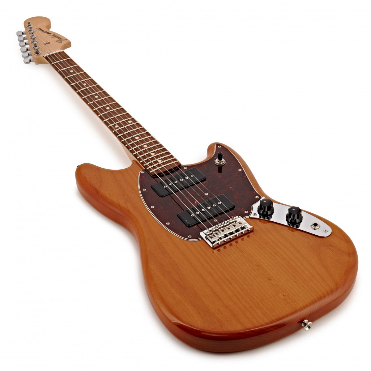 Fender Player Mustang 90 PF Guitarra Eléctrica Aged Natural 9