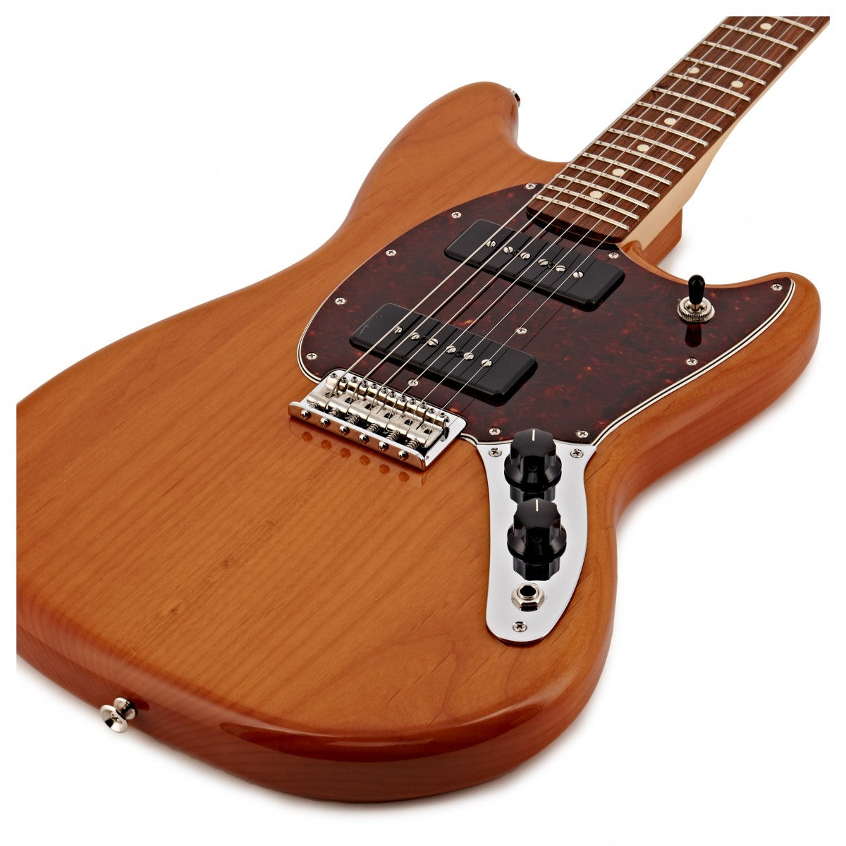 Fender Player Mustang 90 PF Guitarra Eléctrica Aged Natural 10