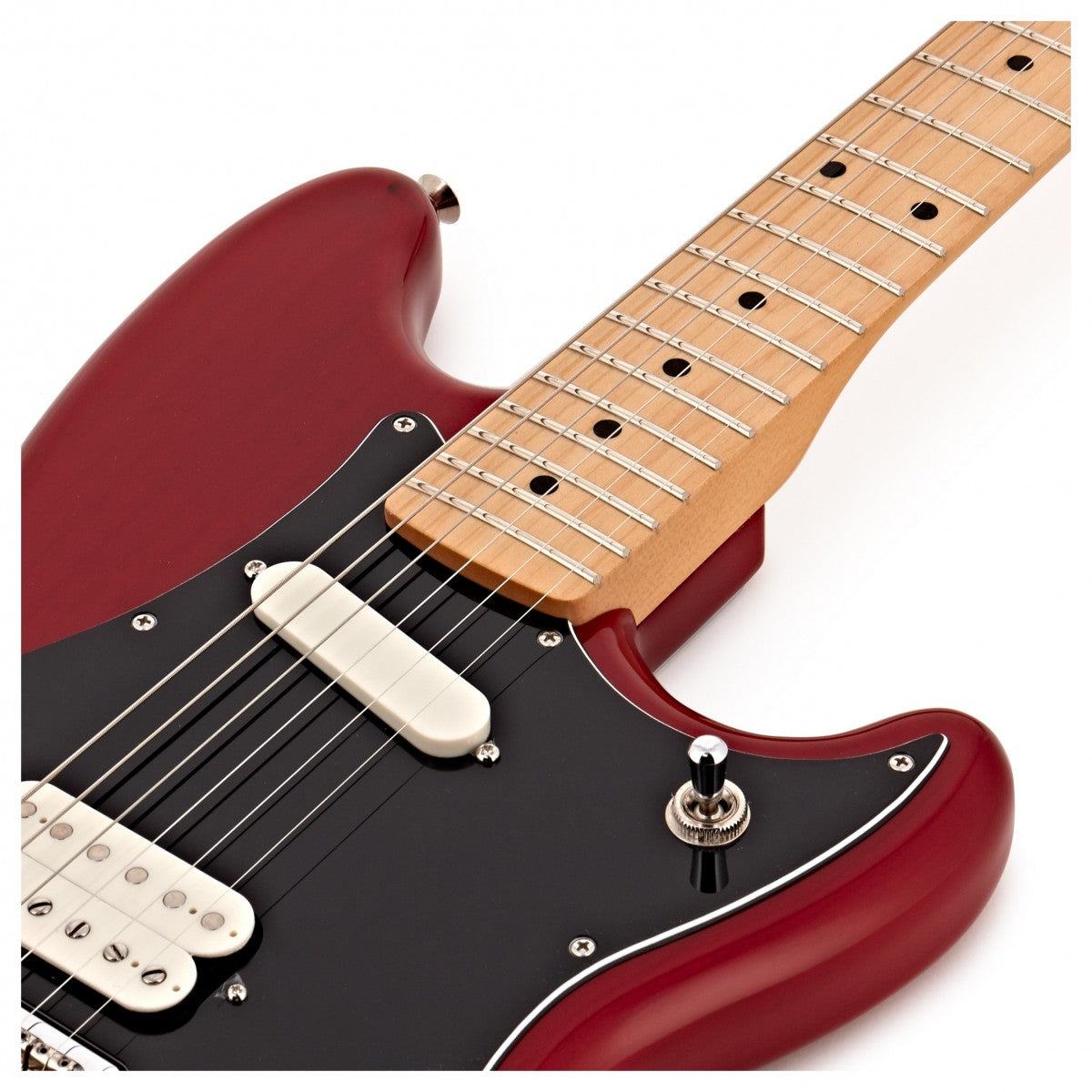 Fender Player Duo Sonic HS MN Guitarra Eléctrica Crimson Red Transparent 11