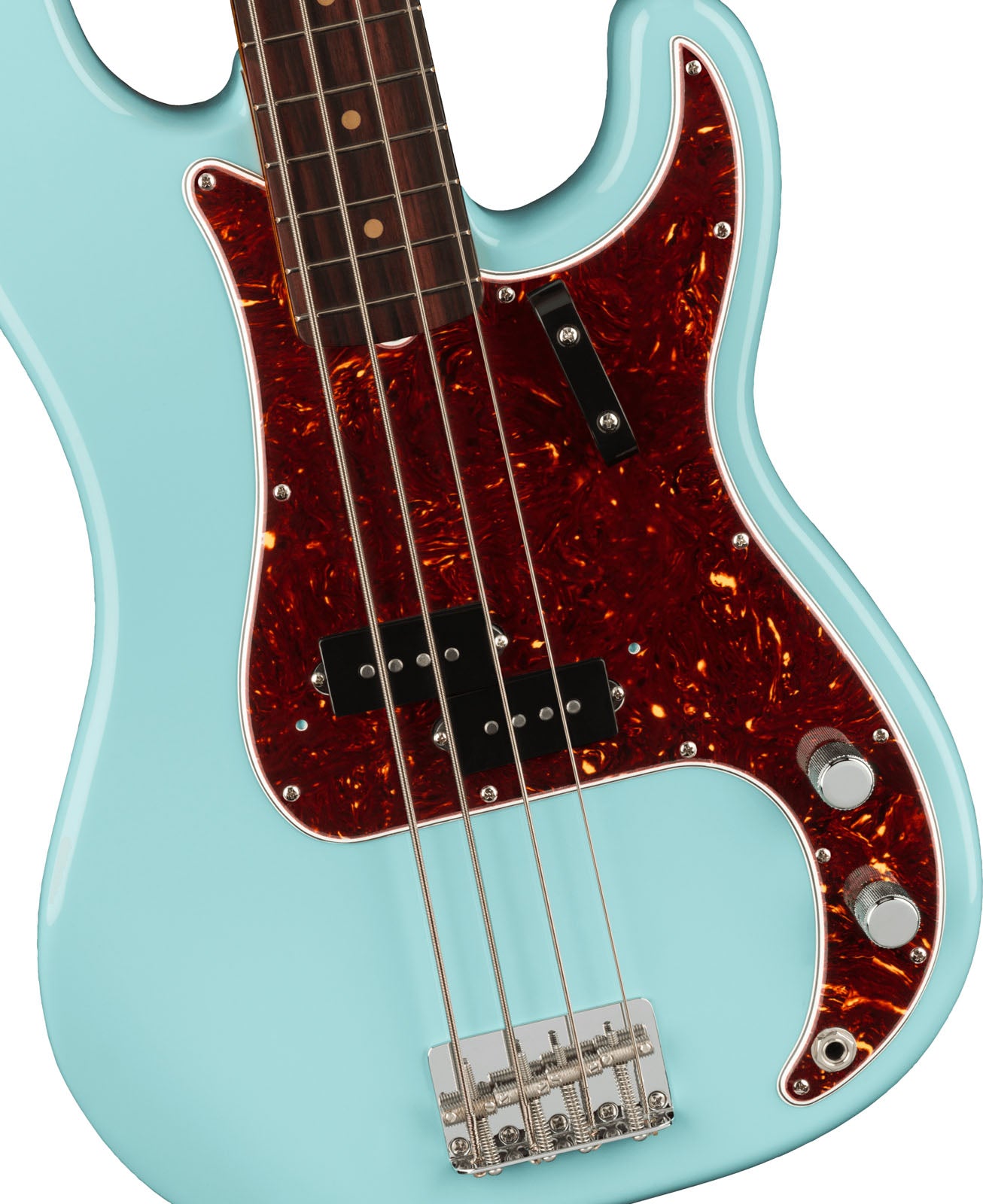 Fender American Vintage II 1960 Precision Bass RW Bajo Eléctrico Daphne Blue 4