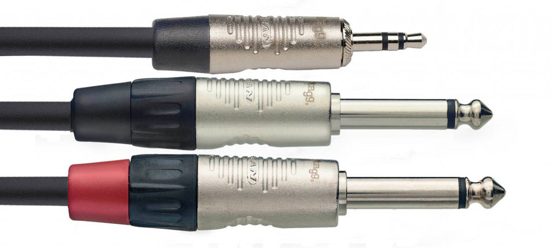 Auvisa NYC2 MPS2PR Cable Minijack Estéreo 2 x Jack 2 metros 1