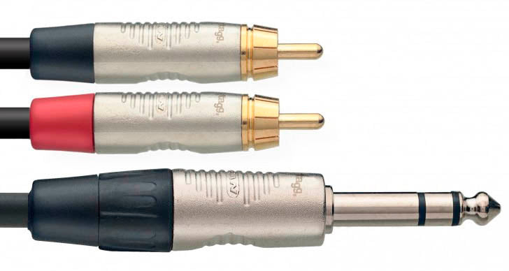 Auvisa NYC3 PS2CMR Cable Jack Estéreo 2 x RCA 3 metros 1