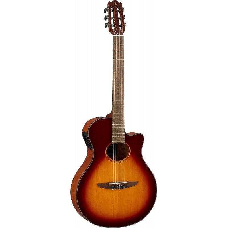 Yamaha NTX1 BS Guitarra Electroacústica Nylon Brown Sunburst 2