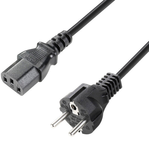 Adam Hall K4PKD0100 Cable Corriente IEC CEE 7 7 C13 1 Metro 1