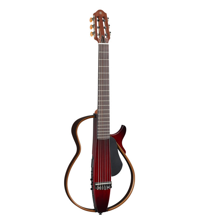 Yamaha SLG200NII CRB Silent Guitar Guitarra Española Crimson Red 2