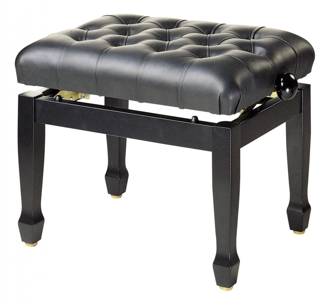 Auvisa PB85 BKP SBK Banqueta de Piano de Concierto Negro Brillo 1