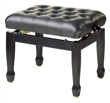 Auvisa PB85 BKP SBK Banqueta de Piano de Concierto Negro Brillo 1