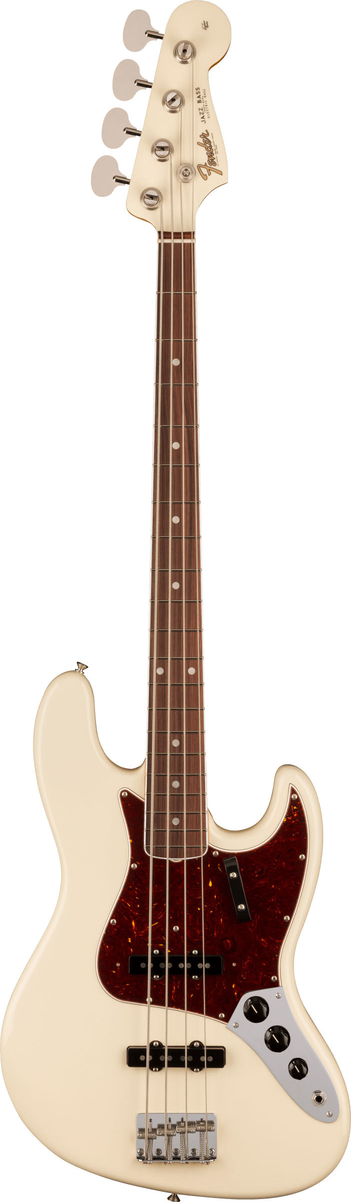 Fender American Vintage II 1966 Jazz Bass RW Bajo Eléctrico Olympic White 1