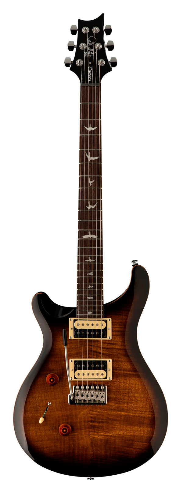 PRS SE Custom 24 LH BGB Guitarra Eléctrica para Zurdos Black Gold Burst 1