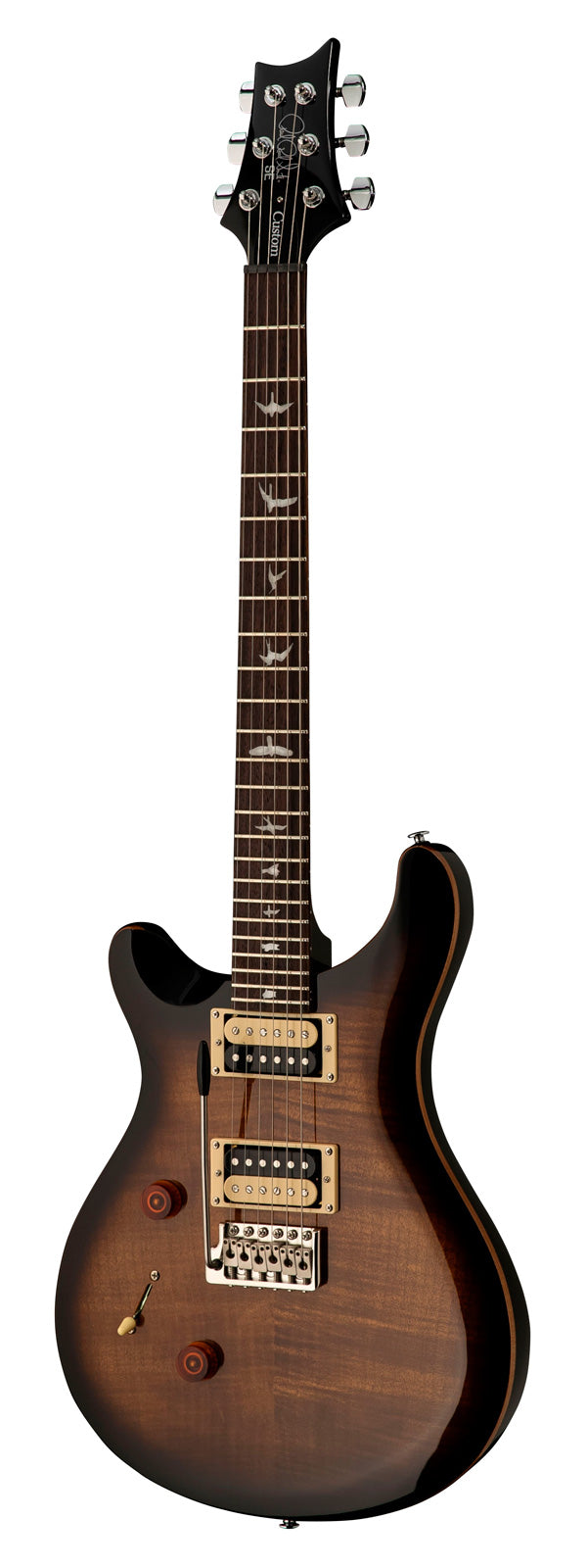 PRS SE Custom 24 LH BGB Guitarra Eléctrica para Zurdos Black Gold Burst 2