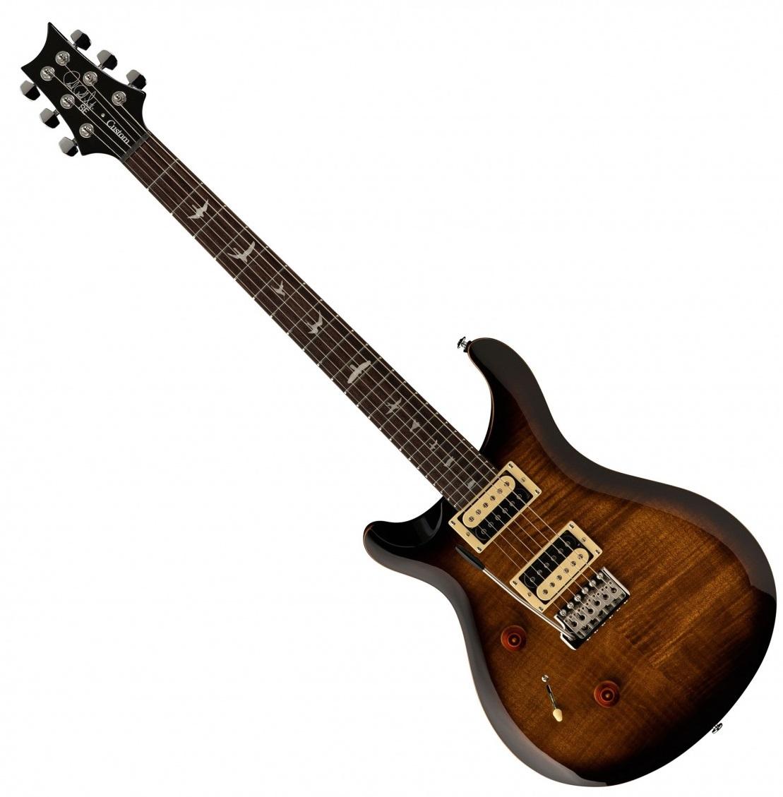 PRS SE Custom 24 LH BGB Guitarra Eléctrica para Zurdos Black Gold Burst 5