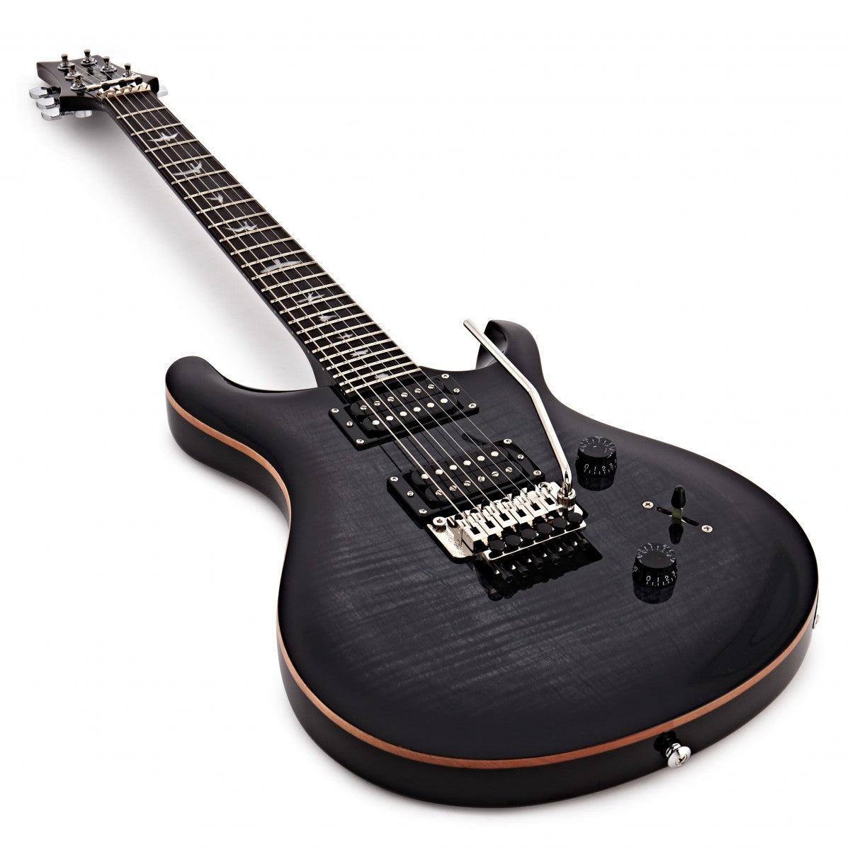 PRS SE Custom Floyd 24 CHB Guitarra Eléctrica Charcoal Burst 8