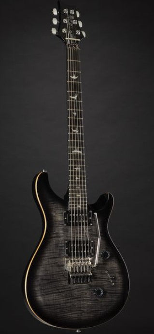 PRS SE Custom Floyd 24 CHB Guitarra Eléctrica Charcoal Burst 15