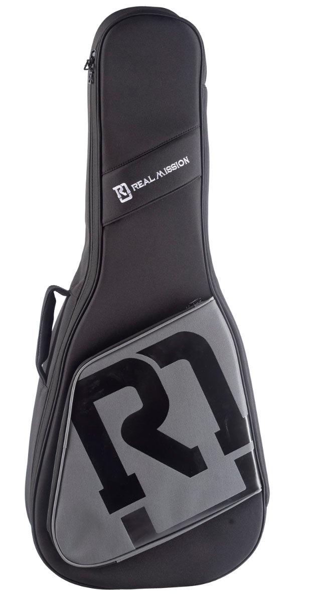 Real Mission FRMCDGR Funda para Guitarra Española Gris Oscuro 1