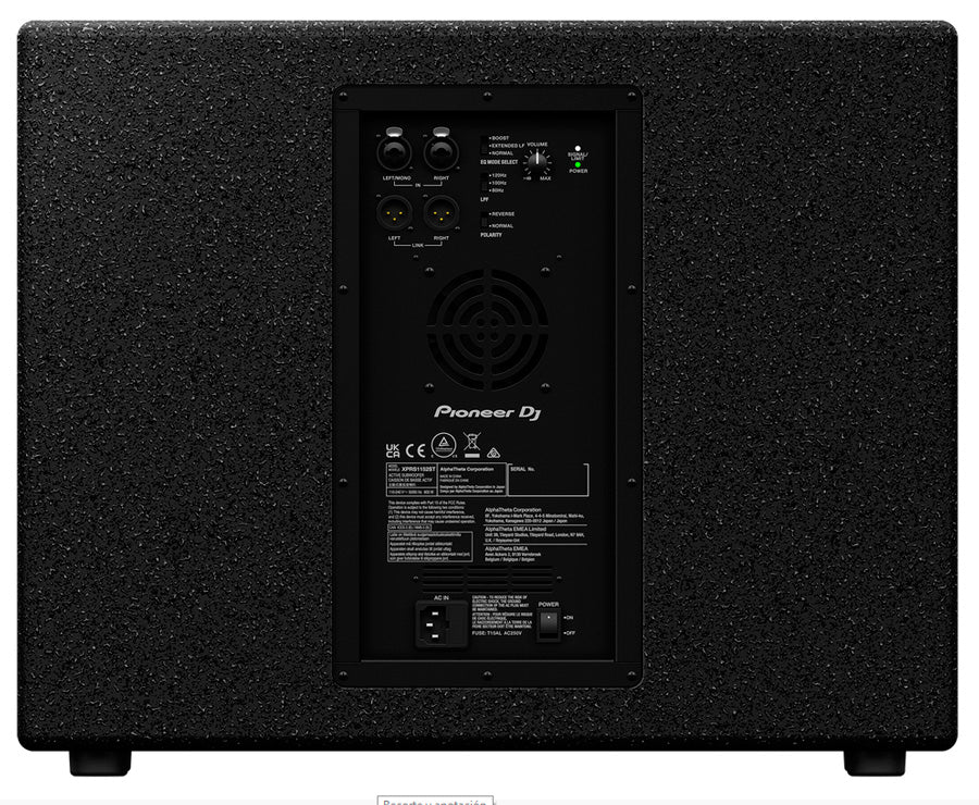Pioneer DJ XPRS1152ST Subwoofer Activo 2