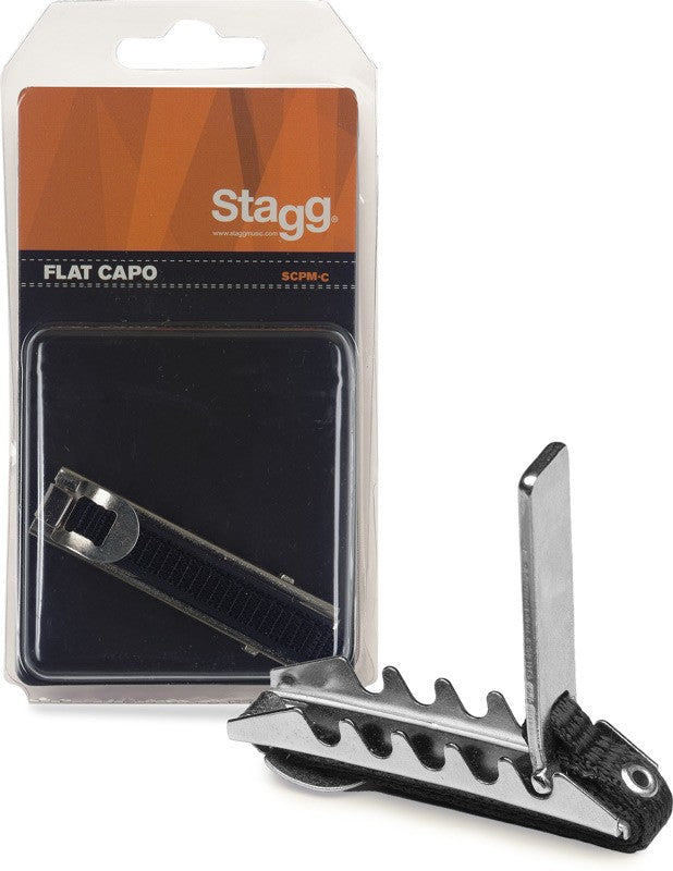 Stagg SCPM-C Cejilla Metálica Curvada para Guitarra Acústica Eléctrica 1