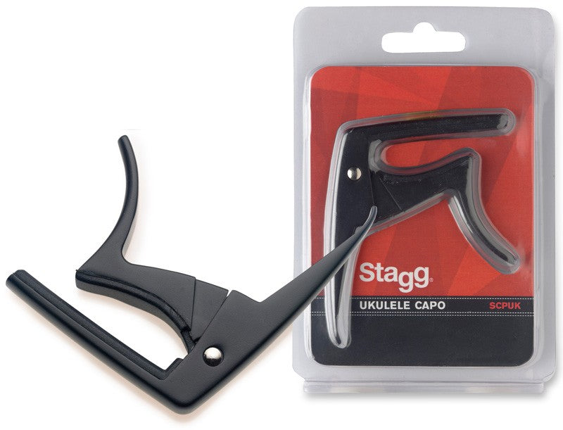 Stagg SCPUK BK Cejilla para Ukelele 1