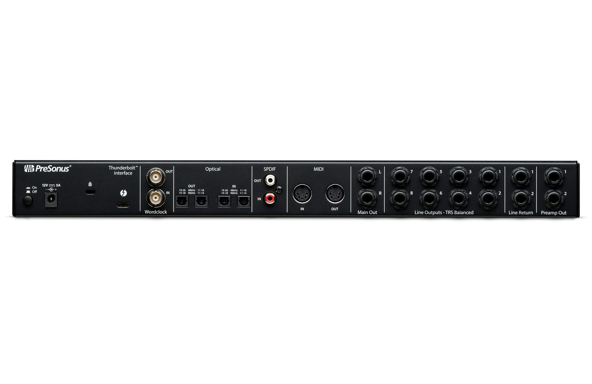 Presonus Quantum 2626 Interfaz de Audio Thunderbolt3 6