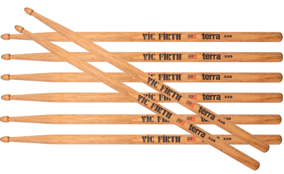 Vic Firth X5BT4PK American Classic Terra Pack 4 Baquetas Batería 1