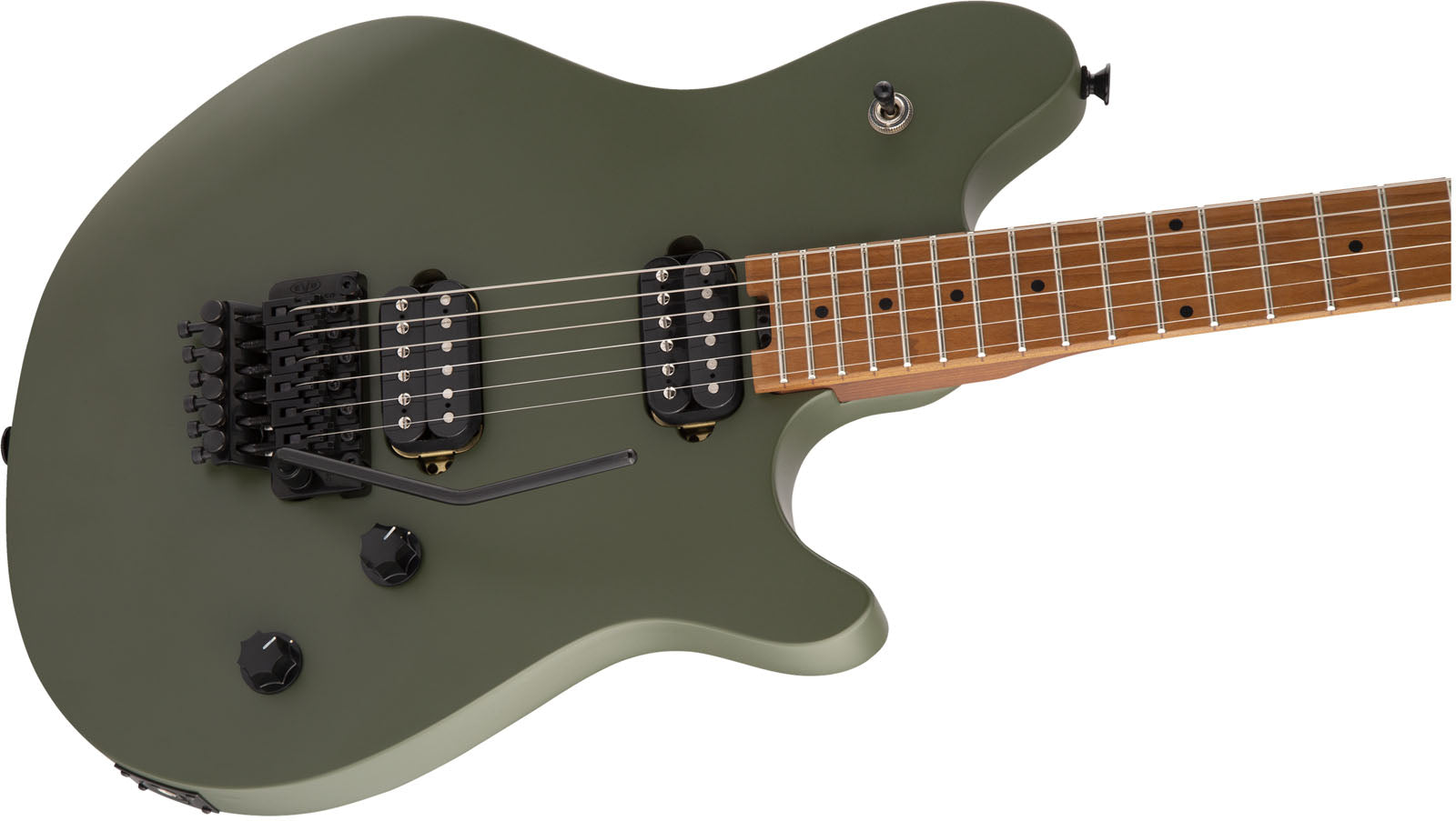 EVH Wolfgang Standard BKD MN Guitarra Eléctrica Matte Army Drab 5