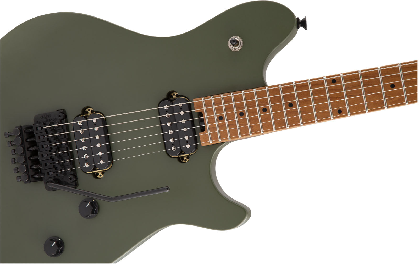 EVH Wolfgang Standard BKD MN Guitarra Eléctrica Matte Army Drab 6