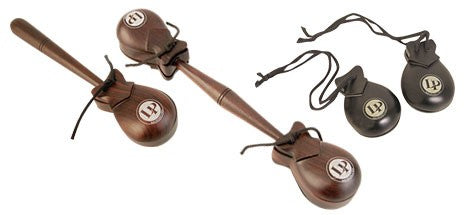 Latin Percussion LP432 Professional Castanets Hand Held 2 Par 1