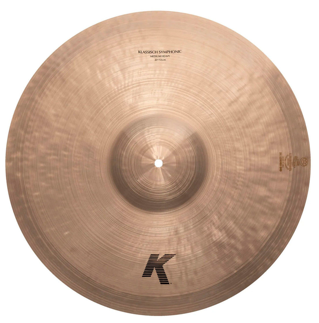 Zildjian K2213 K Klassisch Symphonic Medium Heavy Platos 20 Orquesta 2