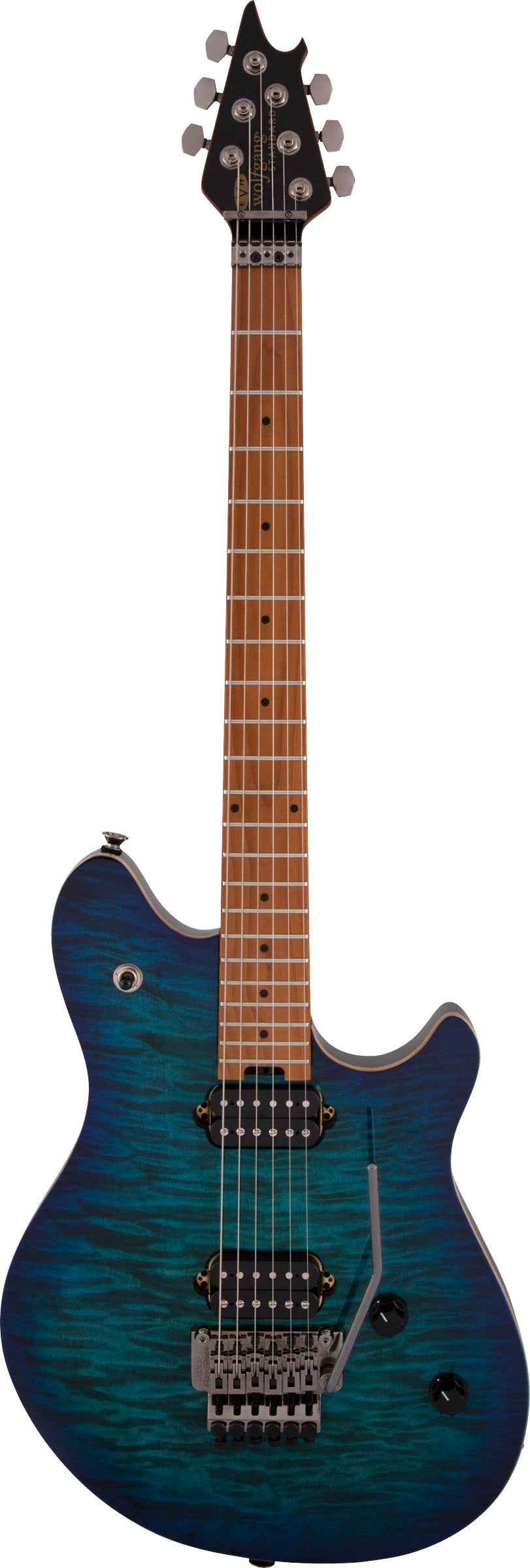 EVH Wolfgang Standard QM BKD MN Guitarra Eléctrica Chlorine Burst 1