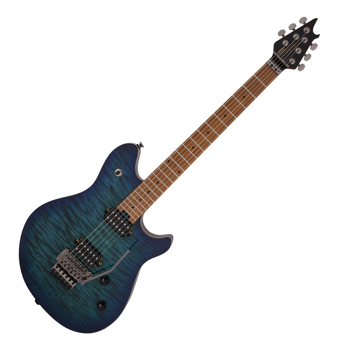 EVH Wolfgang Standard QM BKD MN Guitarra Eléctrica Chlorine Burst 10