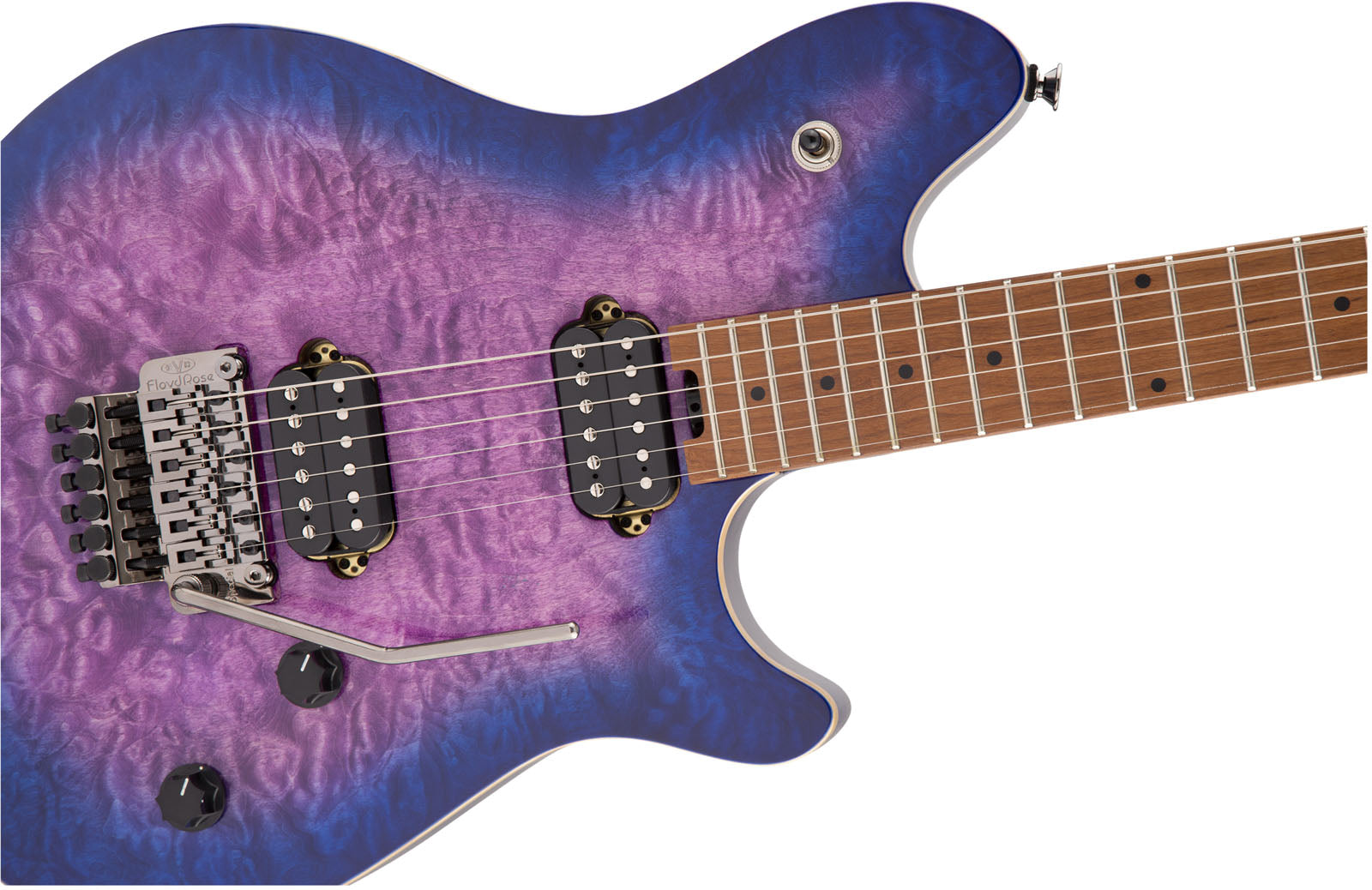 EVH Wolfgang Standard QM BKD MN Guitarra Eléctrica Northern Lights 6