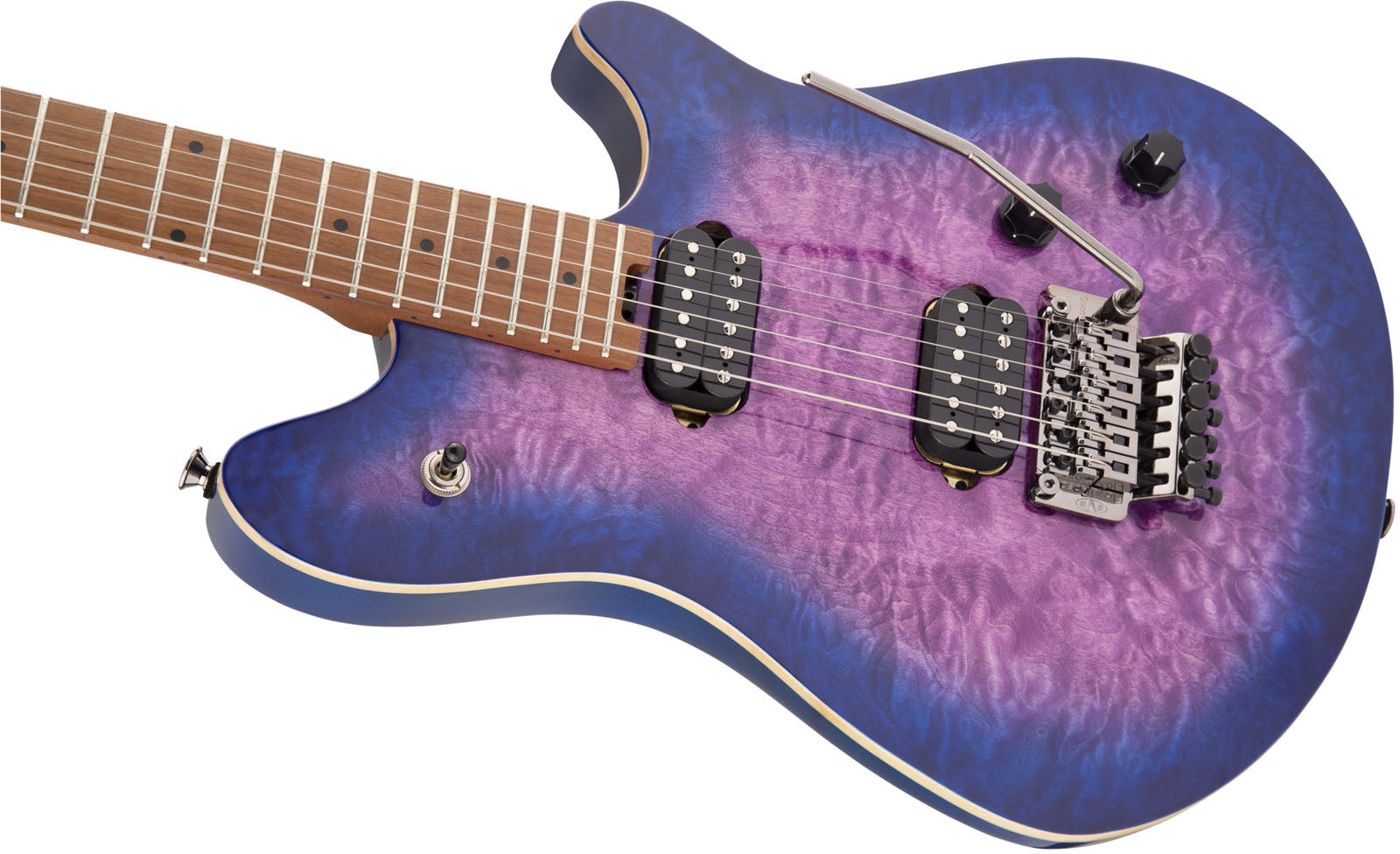 EVH Wolfgang Standard QM BKD MN Guitarra Eléctrica Northern Lights 7