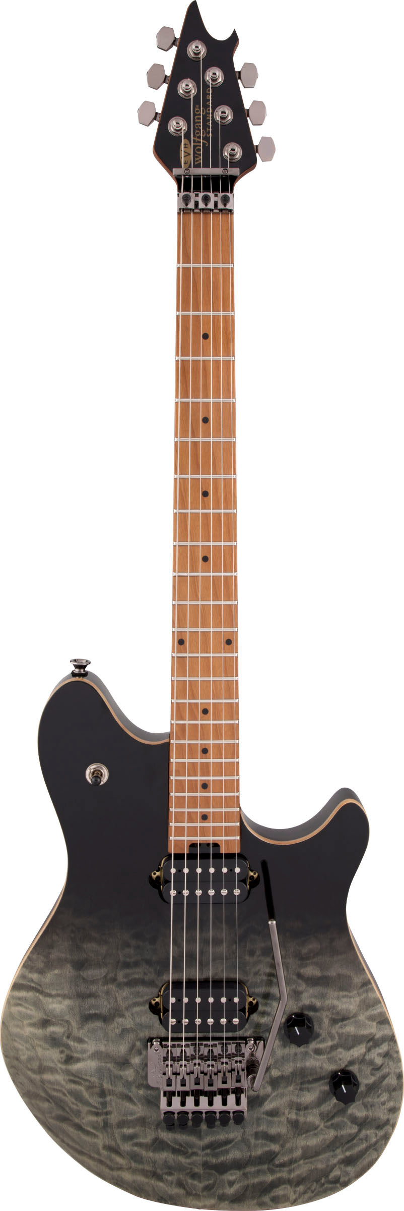 EVH Wolfgang Standard QM BKD MN Guitarra Eléctrica Black Fade 1