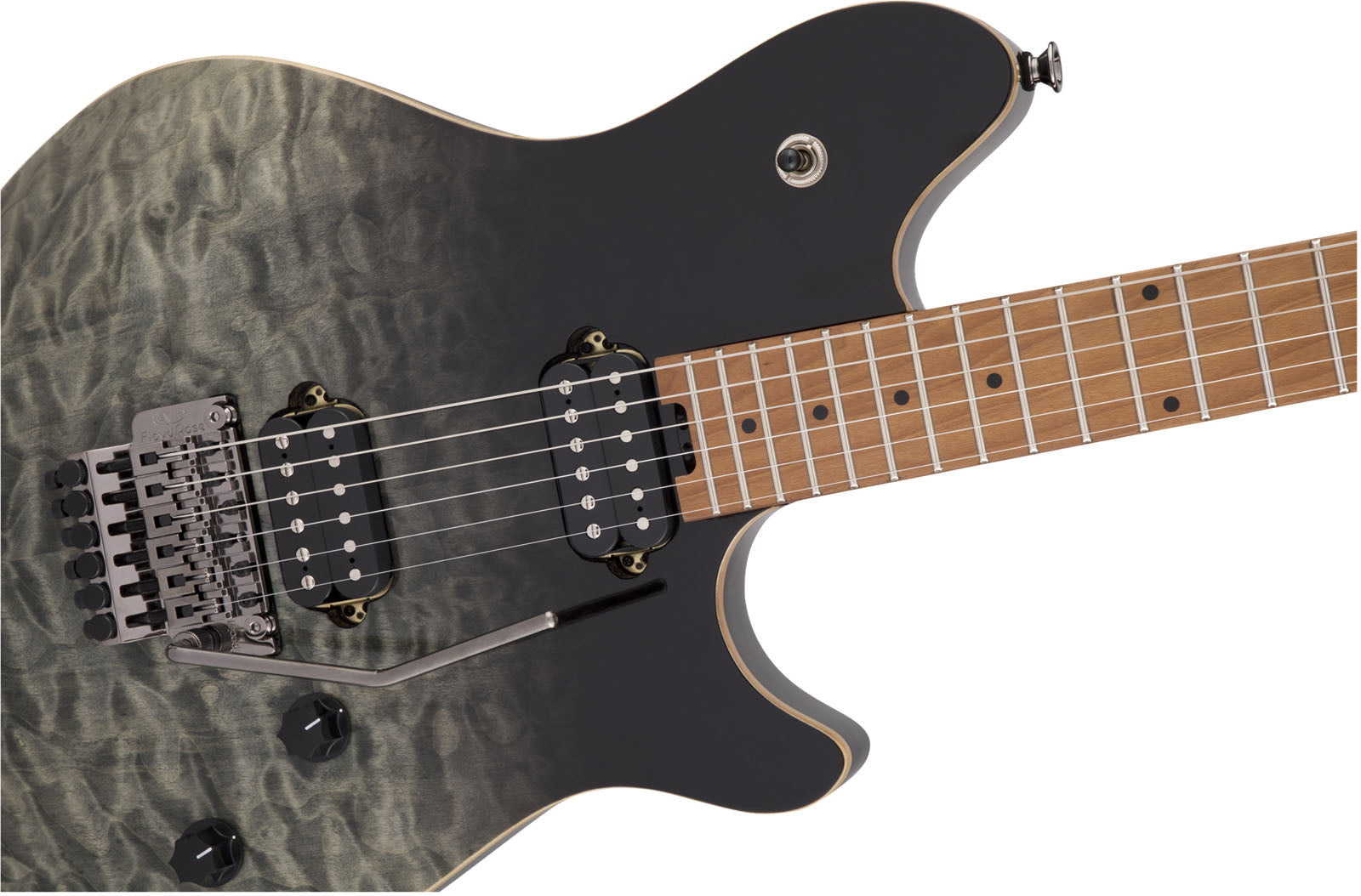 EVH Wolfgang Standard QM BKD MN Guitarra Eléctrica Black Fade 6