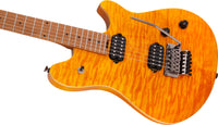 EVH Wolfgang Standard QM BKD MN Guitarra Eléctrica Transparent Amber 7