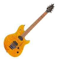 EVH Wolfgang Standard QM BKD MN Guitarra Eléctrica Transparent Amber 10